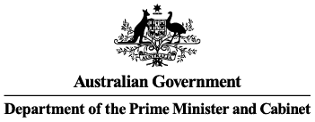 Crest of the Australian Government Department of the Prime Minister and Cabinet