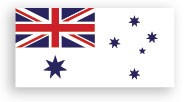 The Australian white ensign