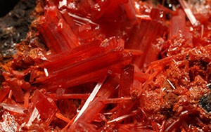 Some Crocoite mineral.