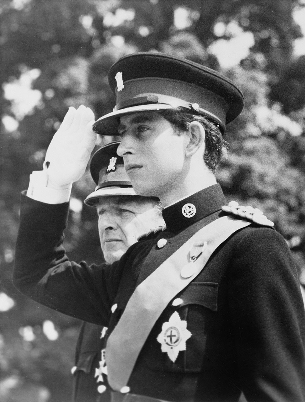 Prince Charles in uniform