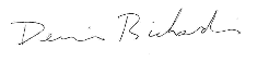 Signature of Dennis Richardson AC