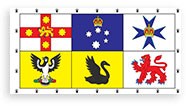 His Majesty The King's flag for Australia