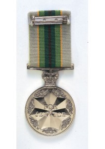 Australian Service Medal back