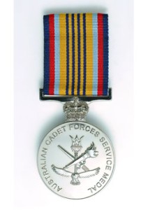 Australian Cadet Forces Service Medal front