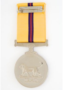 Iraq Medal back