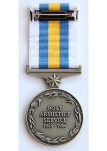 Australian General Service Medal - Korea - back