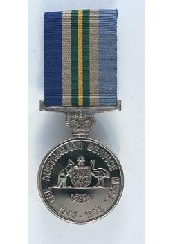 Australian Service Medal 1945-1975 front