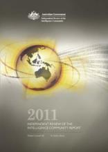 Book cover featuring an image of the planet featuring Australia. Below that is the text: 2011 Independent Review of the Intelligence Community
