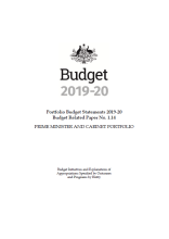 Portfolio Budget Statements 2019-20