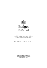Portfolio Budget Statement 2022-23