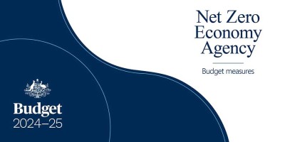 Net Zero Economy Agency Budget Measures - Budget 2024-25 (Australian Government logo)