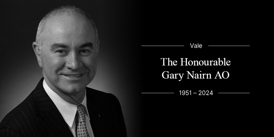 Vale The Honourable Gary Nairn AO. 1951-2024