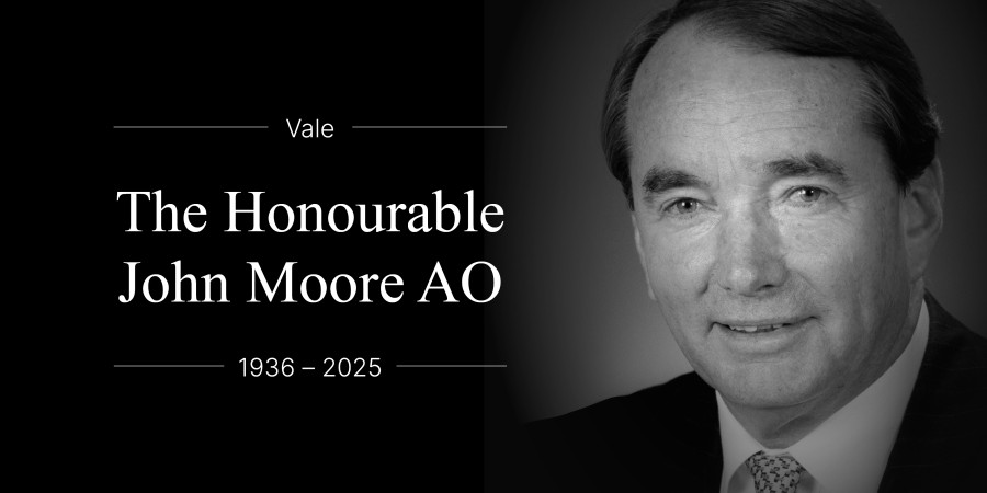 Vale The Honourable John Moore AO